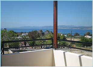 View from CrossRhodes Villas Apartments, Pefkos